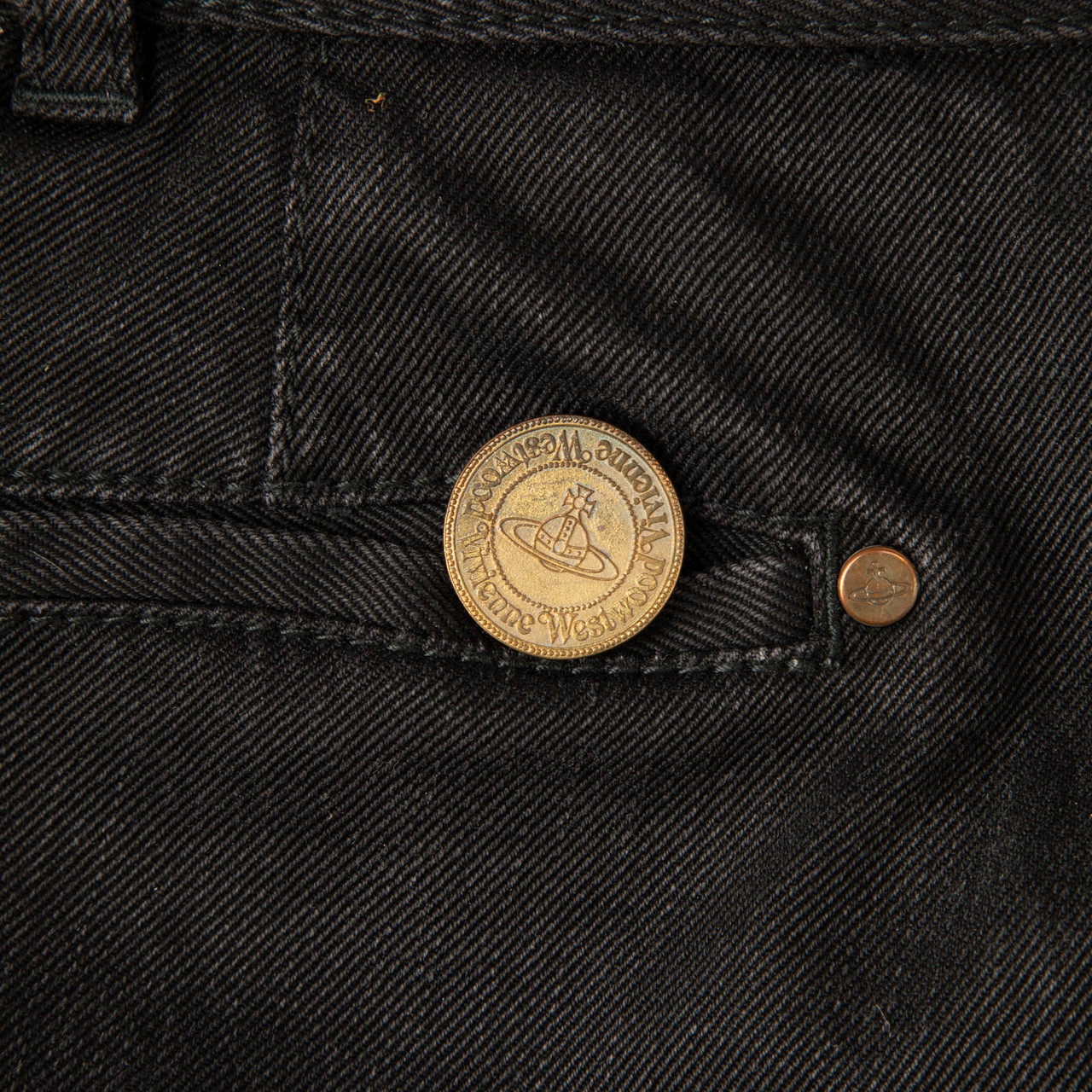 Vivienne Westwood Black Denim Tapered Jeans