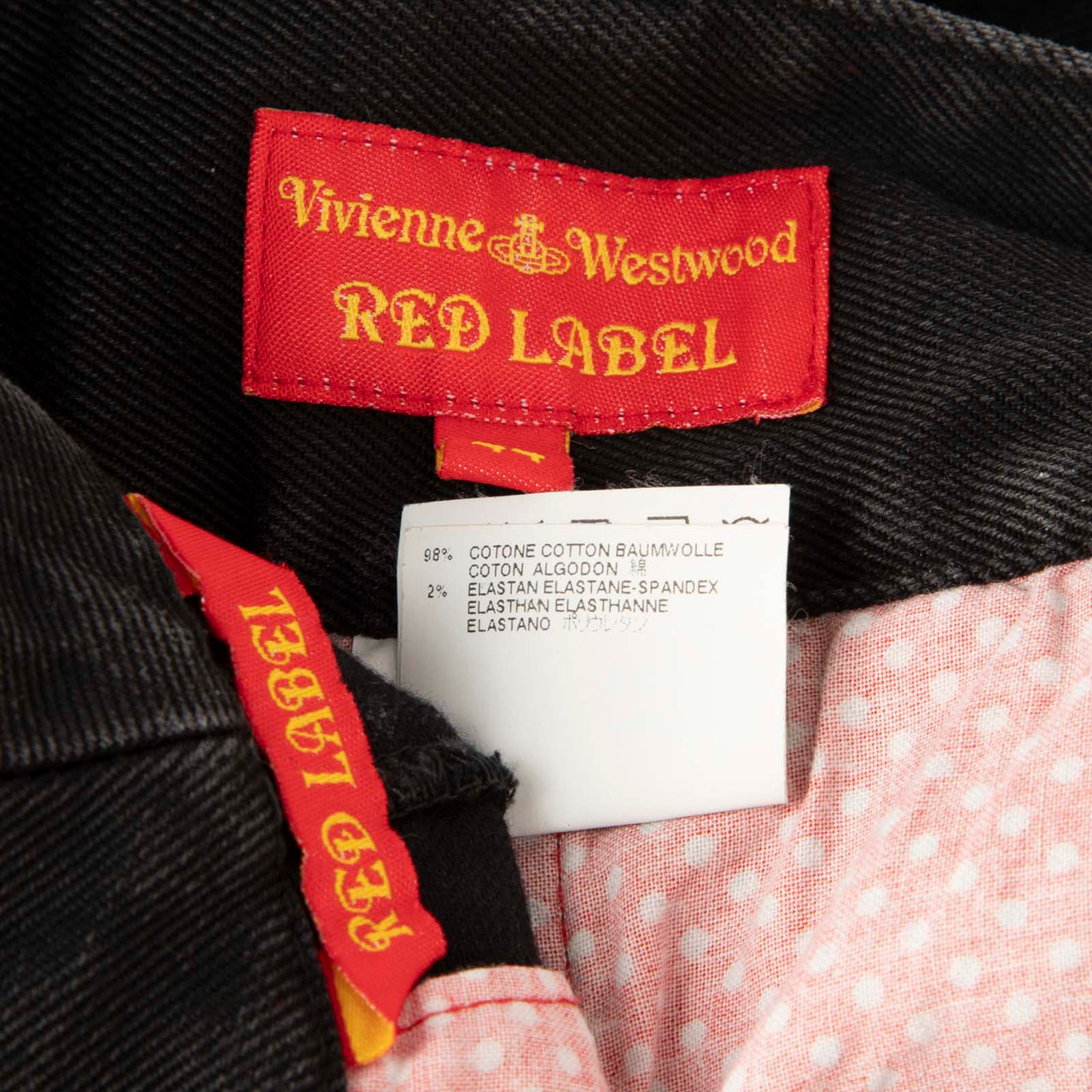 Vivienne Westwood Black Denim Tapered Jeans