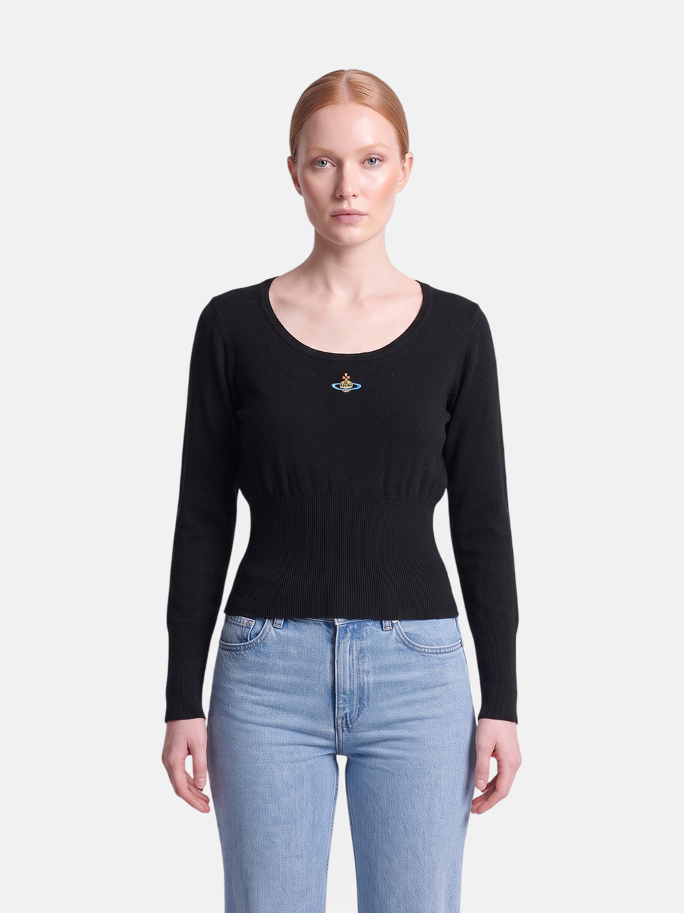 Vivienne Westwood Black Orb Knit Jumper | CSD