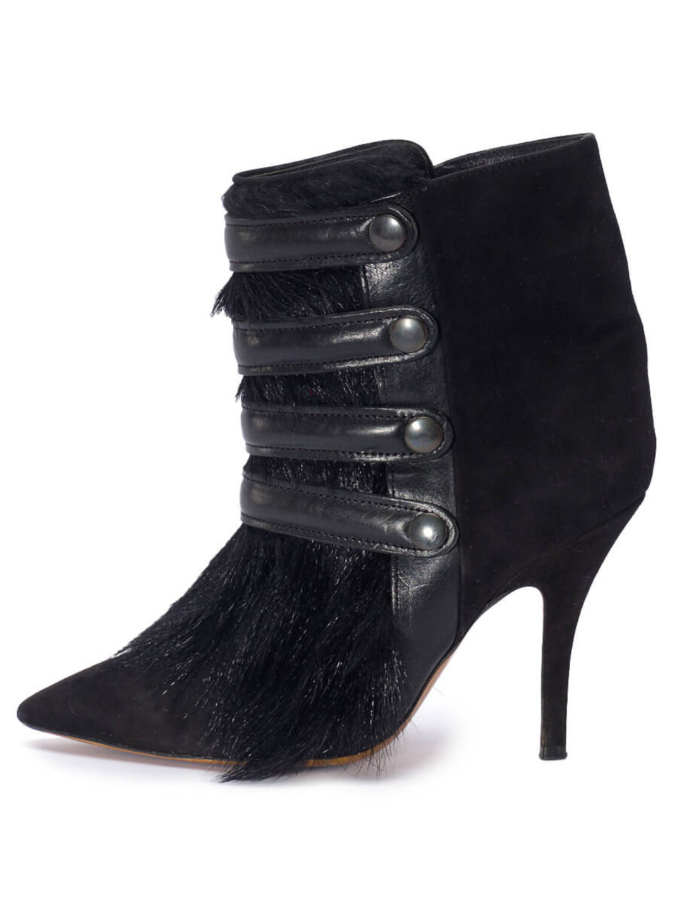 Isabel Marant Black Suede Tacy Ankle Boots