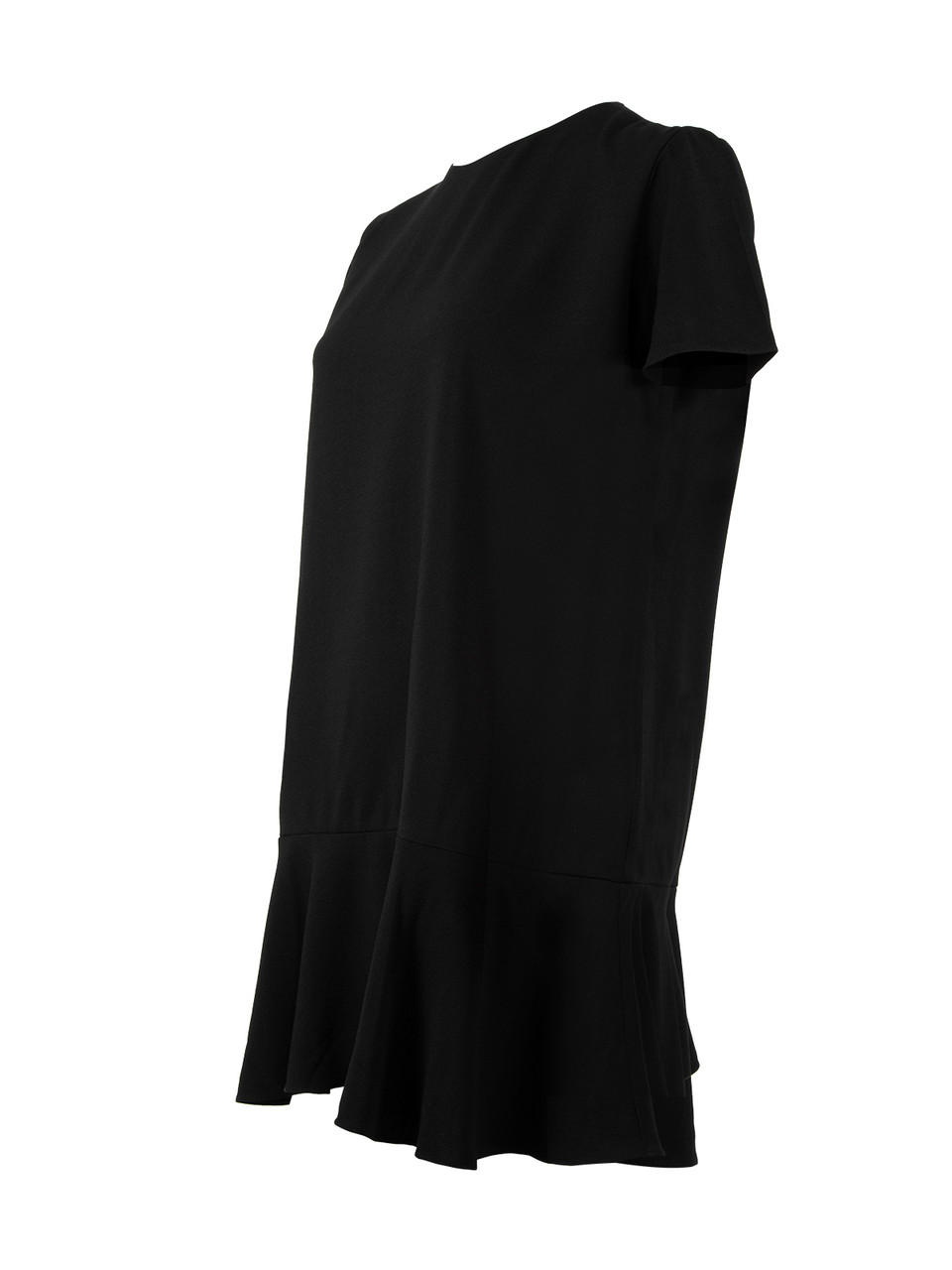Saint Laurent Short Sleeved Little Black Dress