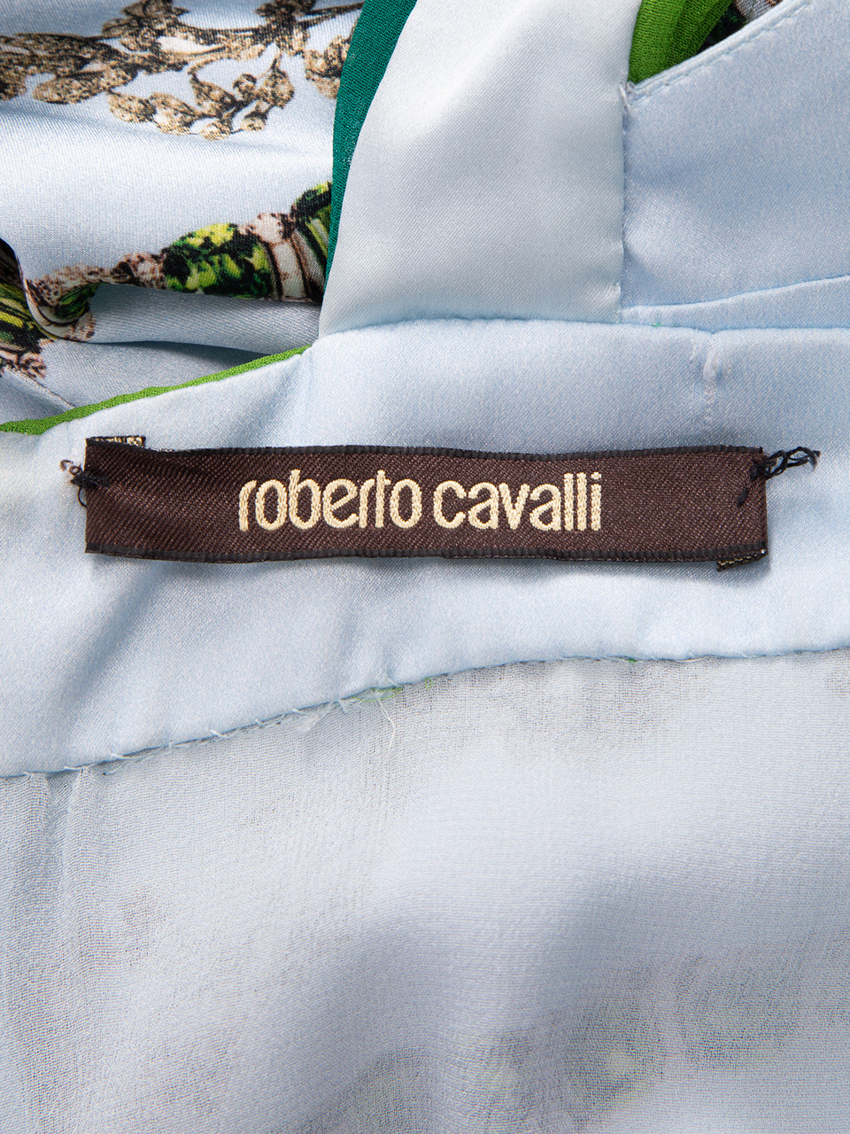 Roberto Cavalli Flower Crystal Sleeveless Mini Dress