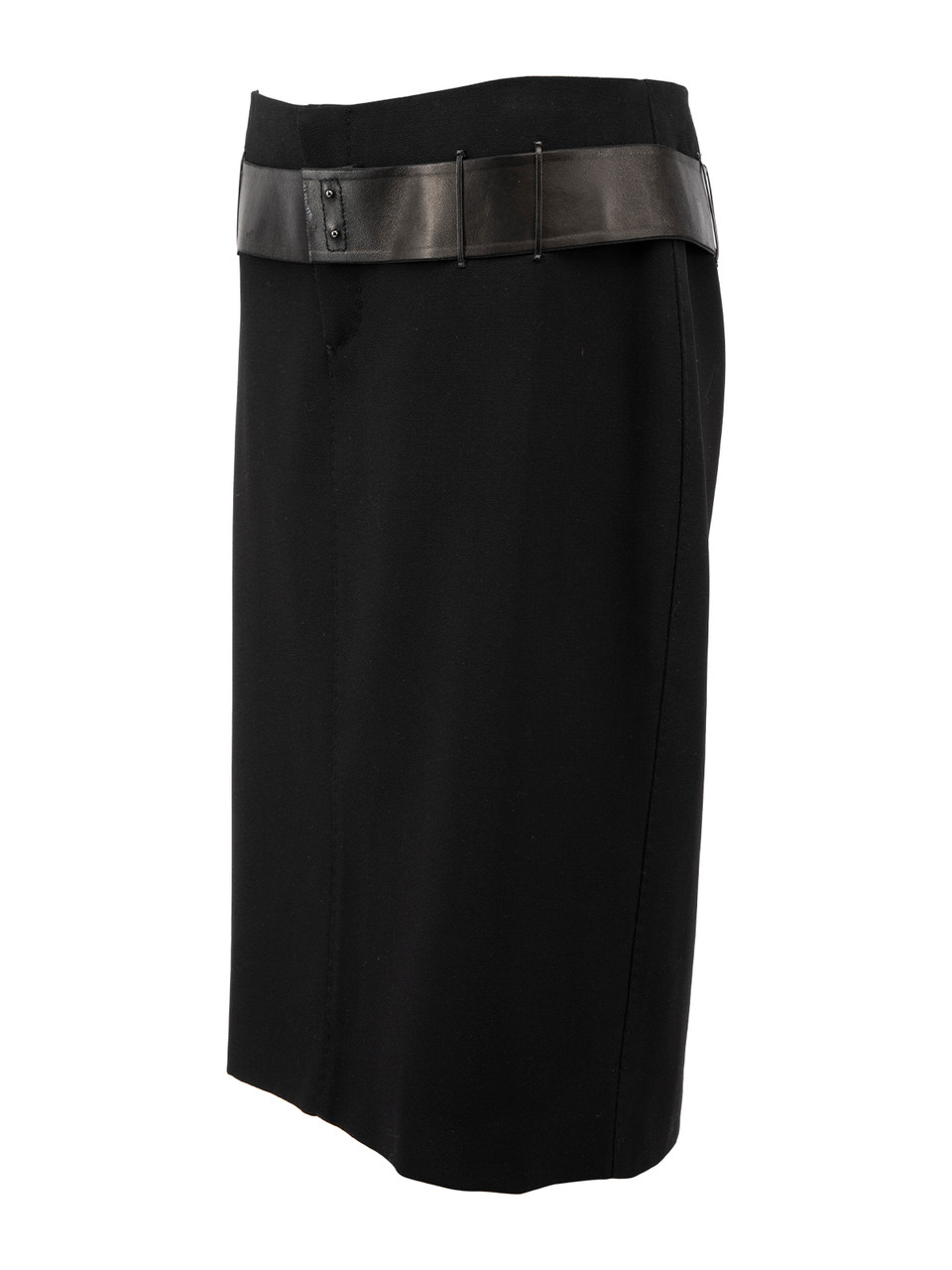 Gucci Pencil Skirt with Leather Belt