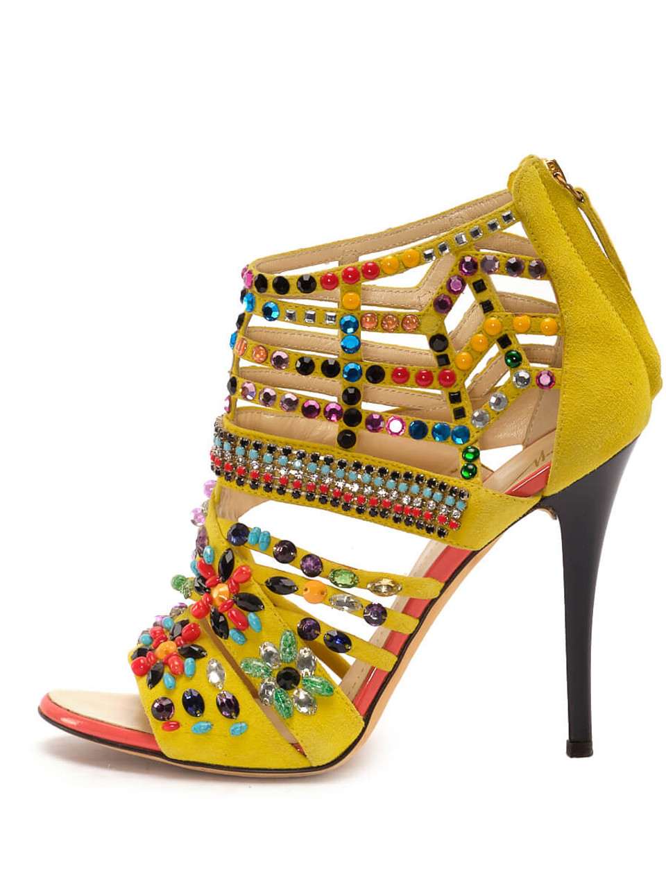 Yellow hot sale giuseppe heels