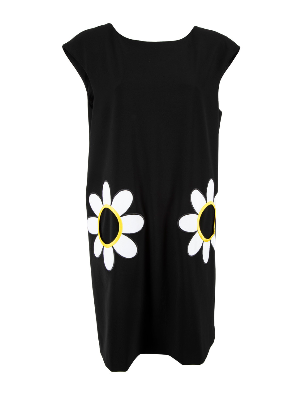 Boutique Moschino Black Floral Print Dress