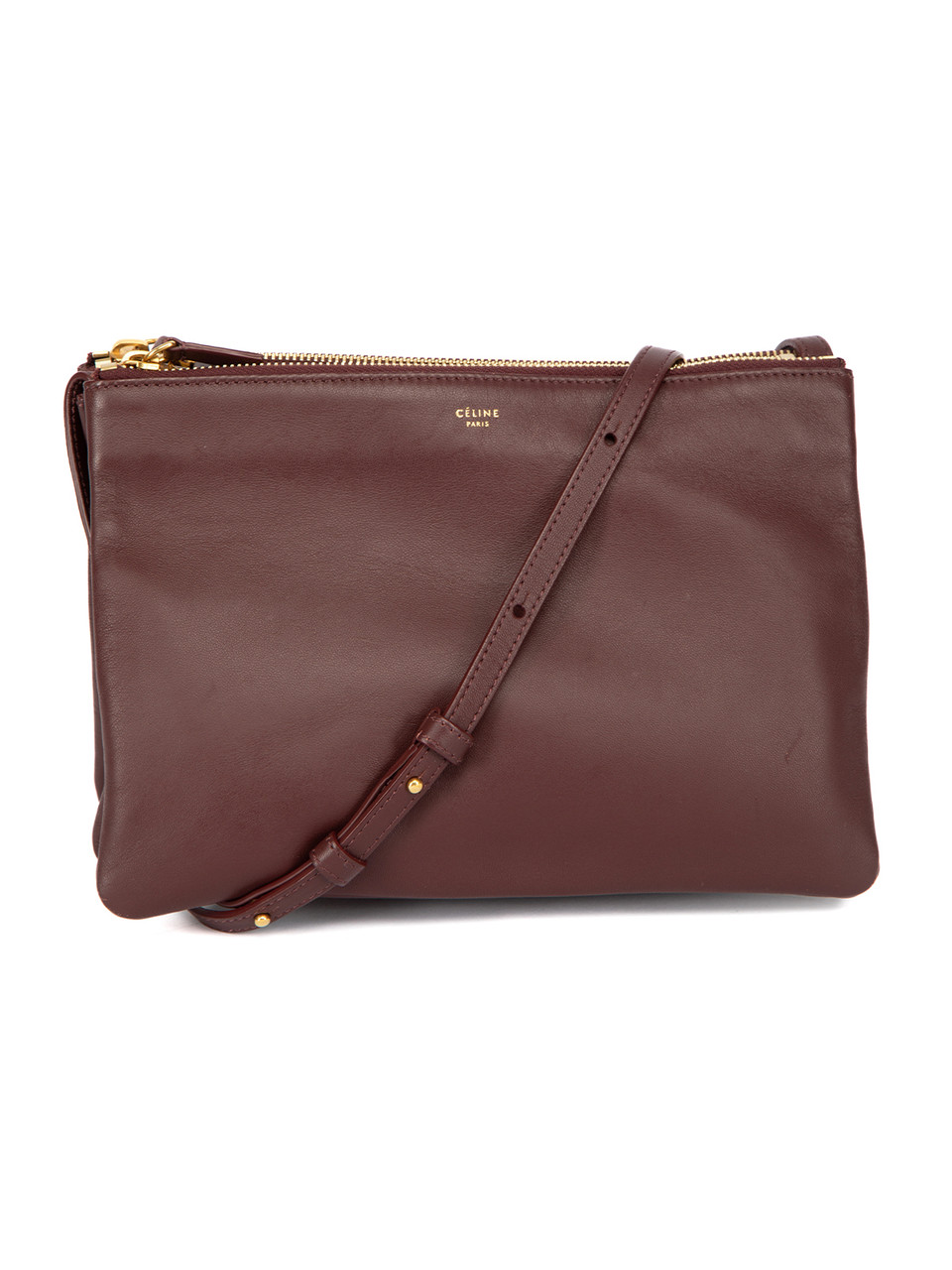 Triple Zip Crossbody Bag