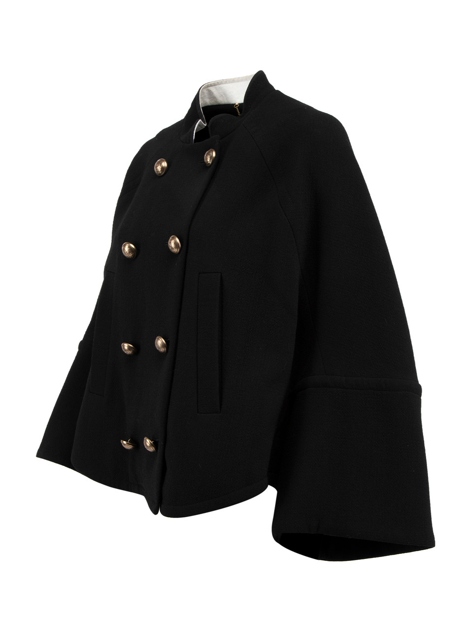 Chloé Double Breasted Oversized Cropped Coat