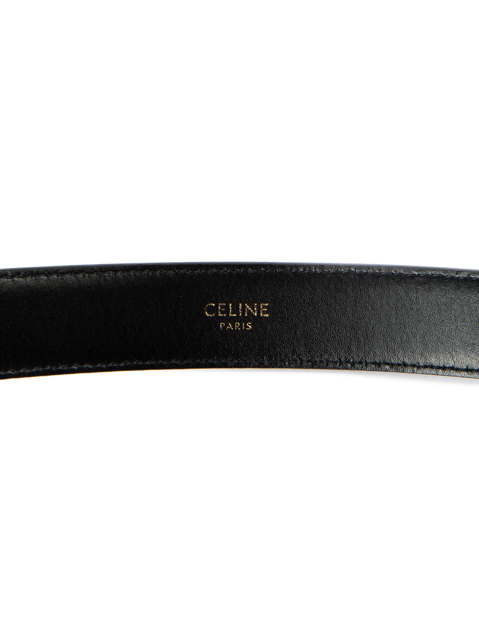 Céline Triomphe Leather Belt