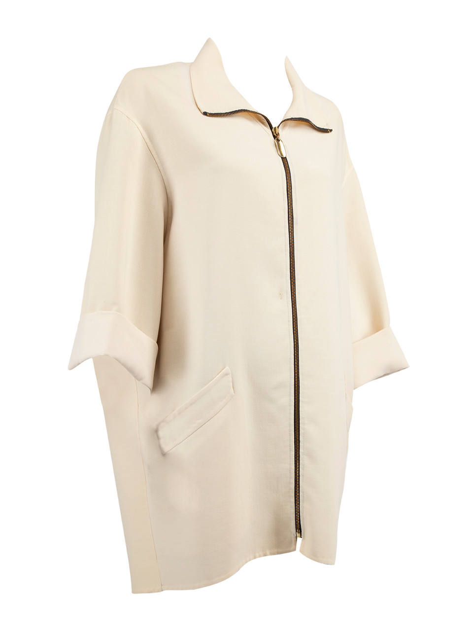 Donna Karan Drop Shoulder Coat