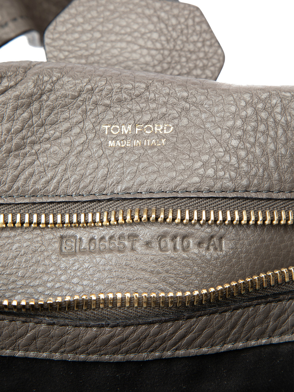 Tom Ford Jennifer Grey Leather Side Zip Hobo Bag