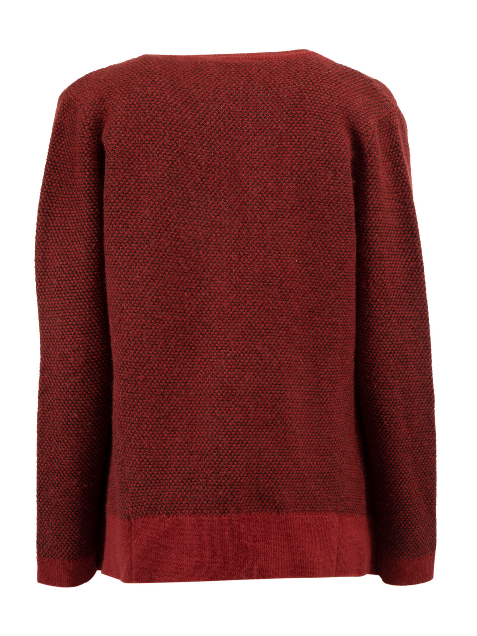 Etro Red Wool Textured Cardigan
