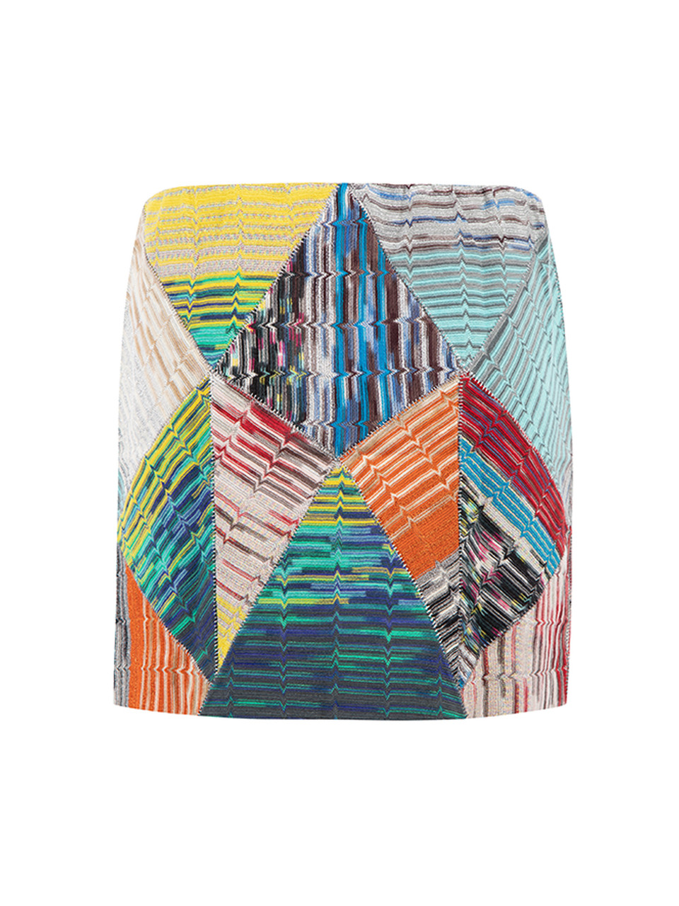 Missoni Abstract Patchwork Mini Skirt