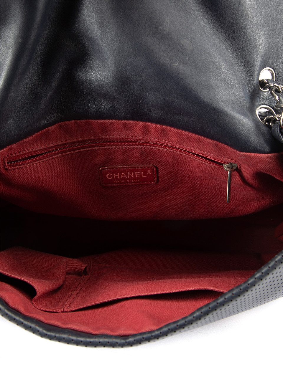Chanel 2008/2009 CC Turnlock Perforated Shoulder Bag