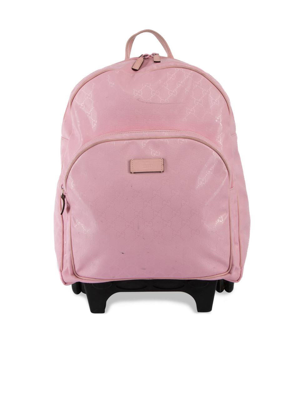 Pink GG Imprime Monogram Rolling Backpack