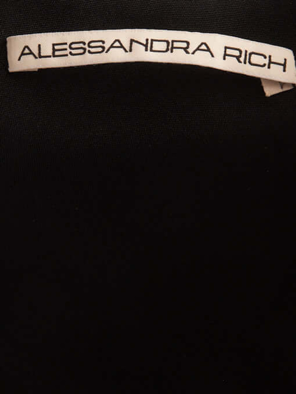 Women Alessandra Rich Cut-Out Dress - Black Size M UK 10 US 6 IT 42