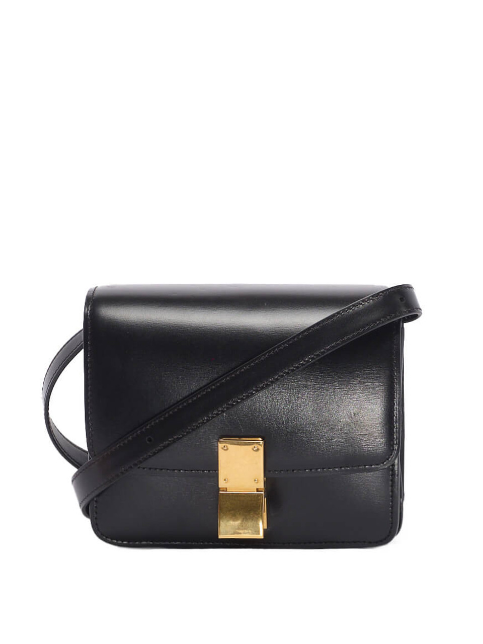 Celine box bag outlet black