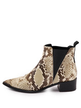 Ecru Leather Jensen Ankle Boots Ecru Leather Jensen Ankle Boots