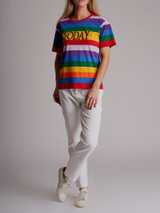 Women Alberta Ferretti Today Rainbow T-Shirt - Multicolour Size XS UK 6 US 2 Women Alberta Ferretti Today Rainbow T-Shirt - Multicolour Size XS UK 6 US 2