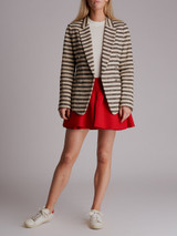 Women 3.1 Phillip Lim Striped Blazer - White Size S UK 8 US 4 Women 3.1 Phillip Lim Striped Blazer - White Size S UK 8 US 4