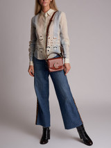 Women Chloé Striped Cut-Out Shirt - White Size M UK 10 US 6 FR 38 Women Chloé Striped Cut-Out Shirt - White Size M UK 10 US 6 FR 38