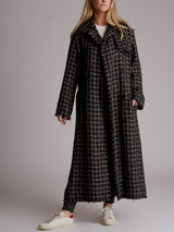 Women Sonia Rykiel Embellished Tweed Coat - Grey Size S UK 8 US 4 FR 36 Women Sonia Rykiel Embellished Tweed Coat - Grey Size S UK 8 US 4 FR 36