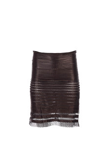 Tom Ford Brown Polyester Layered Ruffle Skirt Tom Ford Brown Polyester Layered Ruffle Skirt