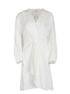 Women Maje White Cotton Shirt Dress - Size M UK12 US8 FR40 Women Maje White Cotton Shirt Dress - Size M UK12 US8 FR40
