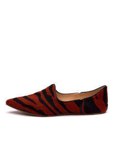Roberto Cavalli Animal Print Flats Red Pony-style calfskin Roberto Cavalli Animal Print Flats Red Pony-style calfskin