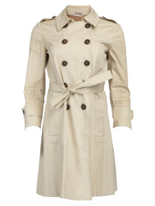 Miu Miu Women's Trench Coat, Size 10 UK, Beige, Cotton Miu Miu Women's Trench Coat, Size 10 UK, Beige, Cotton