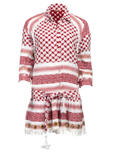 Dodo Bar Or Women's Checkered Jumpsuit, Size 8 UK, Red, Cotton Dodo Bar Or Women's Checkered Jumpsuit, Size 8 UK, Red, Cotton