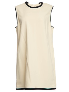 Gucci Women's Sleeveless Dress, Size 16 UK, Ecru, Viscose Gucci Women's Sleeveless Dress, Size 16 UK, Ecru, Viscose