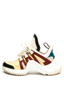 Louis Vuitton Women's Archlight Sneakers Trainers, Size 4.5 UK, White Canvas and Leather Louis Vuitton Women's Archlight Sneakers Trainers, Size 4.5 UK, White Canvas and Leather