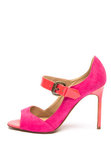 Manolo Blanik Women's Ankle Strap Peep-Toe Pumps, Size 5.5 UK, Pink Suede Manolo Blanik Women's Ankle Strap Peep-Toe Pumps, Size 5.5 UK, Pink Suede