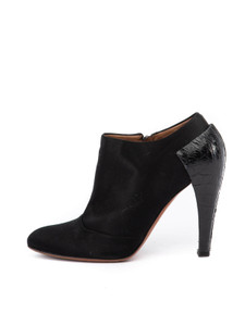designer black booties
