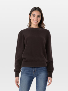 Fendi FW23 Dark Brown Wool Knitted Sweater