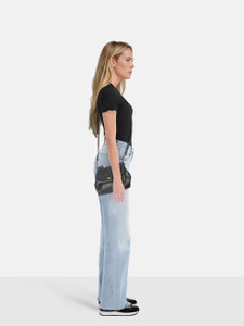 Dolce & Gabbana Black Leather Sicily Bag