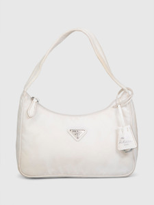 Prada White Re-Edition 2000 Re-Nylon Mini Bag