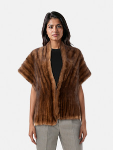 Céline Brown Mink Fur Stole