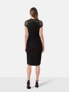 Stella McCartney Black Broderie Anglaise Dress