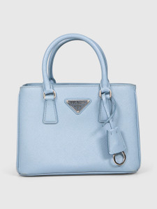 Prada Blue Saffiano Leather Galleria Mini Bag