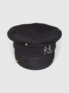 Ruslan Baginskiy Black Logo Bakerboy Cap
