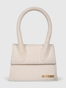 Jacquemus Beige Le Chiquito Medium Top Handle Bag