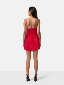Reformation Red Mini Sleeveless Dress Reformation Red Mini Sleeveless Dress