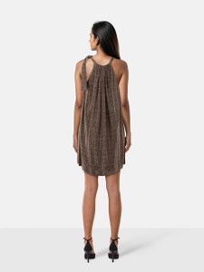 Saint Laurent Gold Crystal Embellished Dress Saint Laurent Gold Crystal Embellished Dress