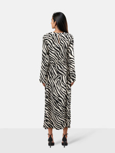 Rixo Zebra Printed Suzanne Dress