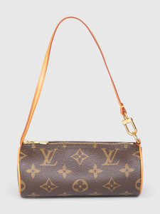 Louis Vuitton Brown Mini Papillon Pochette Bag