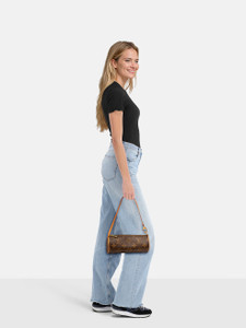 Louis Vuitton Brown Mini Papillon Pochette Bag