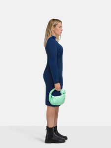 Bottega Veneta Green Intreciato Mini Jodie Bag