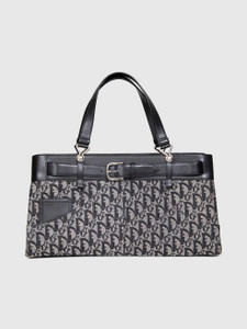 Dior Vintage Trotter Belted Tote Handbag