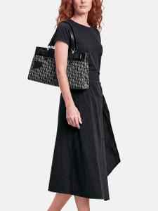 Dior Vintage Trotter Belted Tote Handbag